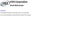 Tablet Screenshot of mail.itex.net